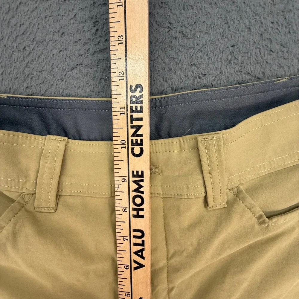 Eddie Bauer First Ascent Pants Mens 36x30 Tan Fleece Lined Hiking Guide Tech